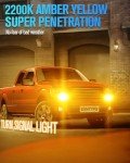 Super Bright Amber Yellow LED Turn Signal Bulbs