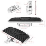 Harley Sportster Adjustable Eagle Pattern Floorboards