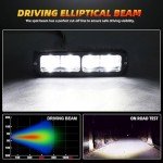 DERI 6 Inch LED Light Bar - 2PCS 6000LM