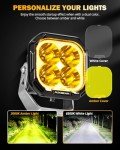 Auxbeam 100W Color Play 3 Inch LED Pod Lights