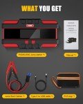 Portable 2500A Car Battery Jump Starter & Charger