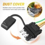 Oyviny 4-Pin 50FT Trailer Wiring Harness Kit