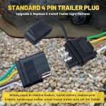 Oyviny 4-Pin 50FT Trailer Wiring Harness Kit