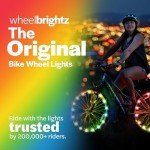 Rainbow LED Bike Wheel Lights for Night Riding