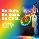 Rainbow LED Bike Wheel Lights for Night Riding