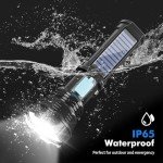 Rumiom Solar Rechargeable LED Flashlight with Strobe