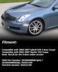Bestview White Side Marker Lights for Infiniti G35