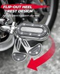 KEMIMOTO Adjustable Highway Pegs with Heel Rests