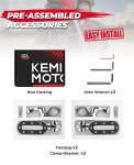 KEMIMOTO Adjustable Highway Pegs with Heel Rests