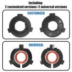 H7 LED Headlight Bulb Adapters for KIA & Hyundai