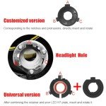 H7 LED Headlight Bulb Adapters for KIA & Hyundai