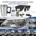 Headlight Repair Kit for Scratches and Cracks