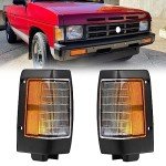 KAKSEY Black Turn Signal Lights for Nissan Pickup