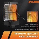 KAKSEY Black Turn Signal Lights for Nissan Pickup