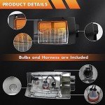 KAKSEY Black Turn Signal Lights for Nissan Pickup