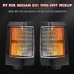KAKSEY Black Turn Signal Lights for Nissan Pickup