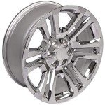 22" Chrome Rims for Silverado, Sierra, Tahoe, Suburban