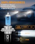 Bright White Halogen Headlight Bulbs for Honda CR-V
