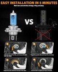 Bright White Halogen Headlight Bulbs for Honda CR-V