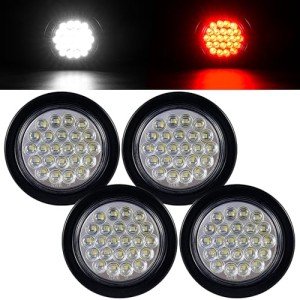 4 Inch LED Round Trailer Lights - Pack of 4