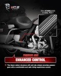 MZS Motorcycle Passenger Floorboards for Touring Bikes