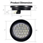 4 Inch LED Round Trailer Lights - Pack of 4
