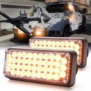 BooYu Rechargeable LED Emergency Strobe Light Set