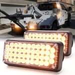 BooYu Rechargeable LED Emergency Strobe Light Set