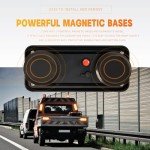 BooYu Rechargeable LED Emergency Strobe Light Set