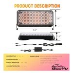 BooYu Rechargeable LED Emergency Strobe Light Set