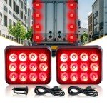 Magnetic Wireless Emergency Trailer Lights - 2PCS
