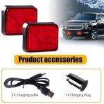 Magnetic Wireless Emergency Trailer Lights - 2PCS