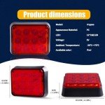 Magnetic Wireless Emergency Trailer Lights - 2PCS