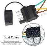 Seamaka 26FT 4-Pin Trailer Wiring Harness Kit