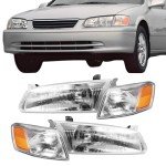 Toyota Camry 1997-1999 Halogen Headlight Assembly Pair
