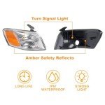 Toyota Camry 1997-1999 Halogen Headlight Assembly Pair