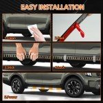 Amber White LED Strobe Light Strips for Trucks