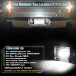 VANKUB LED License Plate Lights for Chevy Silverado
