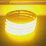 Amber White Wheel Ring Lights with Remote Control