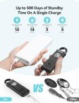 TECKNET Rechargeable 130dB Personal Safety Alarm Keychain