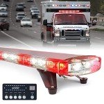 Xprite 48-Inch LED Emergency Strobe Light Bar