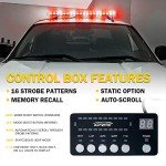 Xprite 48-Inch LED Emergency Strobe Light Bar