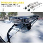 Xprite 48-Inch LED Emergency Strobe Light Bar