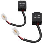 KAFEEK 2-Pin LED Flasher Relay for Motorcycles