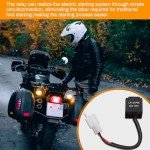 KAFEEK 2-Pin LED Flasher Relay for Motorcycles
