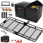 Mockins XXL Folding Trailer Hitch Cargo Carrier Kit