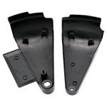 Kawasaki Vulcan 800 Battery Fairing Covers - Black