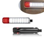 Fluher 2 PCS LED Door Panel Warning Lights