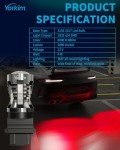 Yorkim 3157 Red LED Bulbs - 2 Pack