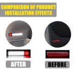 Fluher 2 PCS LED Door Panel Warning Lights